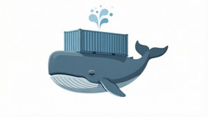 Minimal Docker Whale