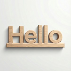 Minimal Hello Sign