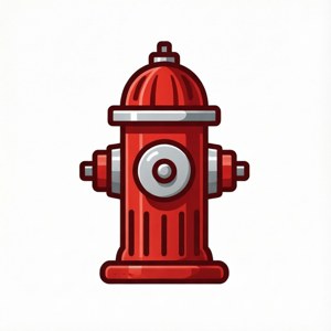 Minimal Hydrant Logo
