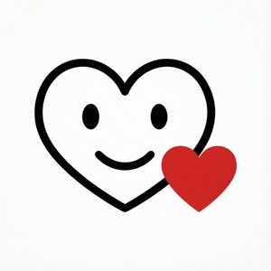 Minimal Love Line Art