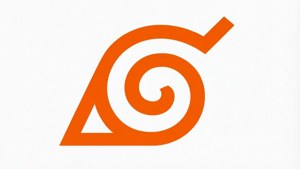 Minimal Orange Leaf