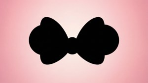 Minimal Pink Bow