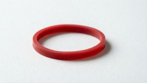 Minimal Red Rubber Band