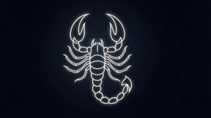 Minimal Scorpio Symbol