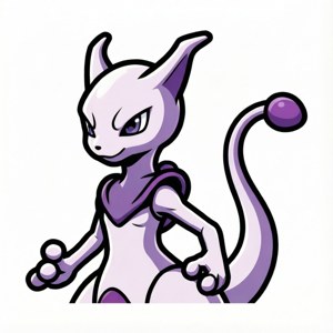 Minimal Shiny Mewtwo
