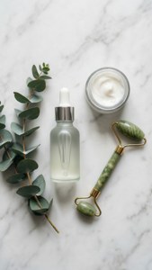 Minimal Skincare Flatlay