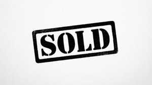 Minimal Sold Stamp