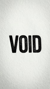 Minimal Void Stamp