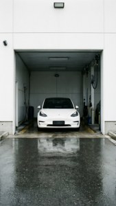 Minimal White Car Wash