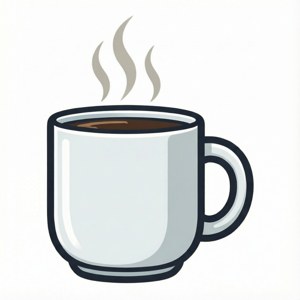 Minimal White Coffee Mug