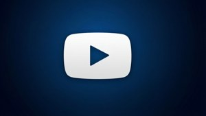 Minimal White Play Button