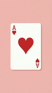 Minimalist Ace of Hearts