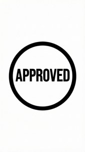 Minimalist Approved Circle