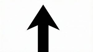 Minimalist Black Arrow