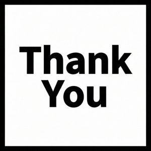 Minimalist Black Thank You