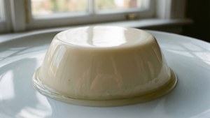 Minimalist Blancmange Reflection