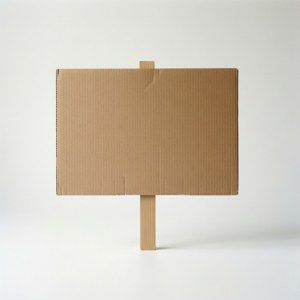 Minimalist Blank Sign