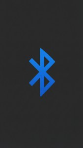 Minimalist Blue Bluetooth