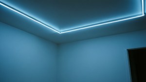 Minimalist Blue LED Strip