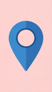Minimalist Blue Pin