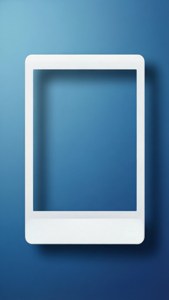 Minimalist Blue Question Box
