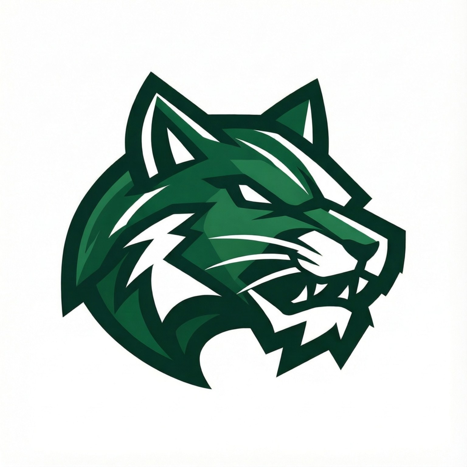 Minimalist Bobcat Logo by Wallpapers.art Studio