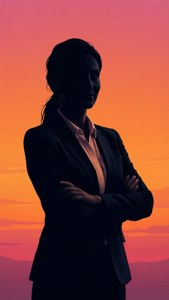 Minimalist Boss Silhouette