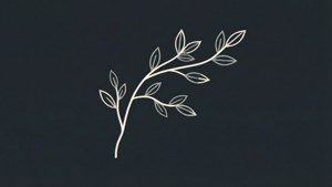 Minimalist Branch Silhouette