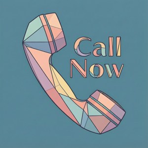 Minimalist Call Now Shapes