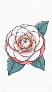 Minimalist Camellia Art