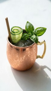 Minimalist Cucumber Mule