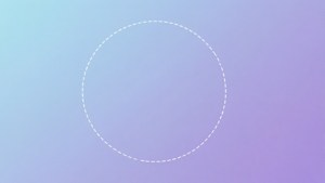 Minimalist Dashed Circle Gradient