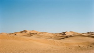 Minimalist Desert Dunes