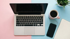 Minimalist Desk Flatlay