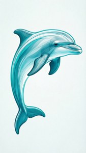 Minimalist Dolphin