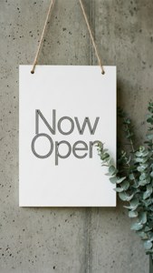 Minimalist Eucalyptus Now Open