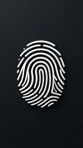 Minimalist Fingerprint Icon
