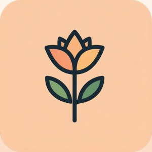 Minimalist Flower Icon