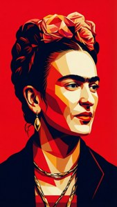 Minimalist Frida Profile