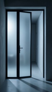 Minimalist Frosted Glass Frame