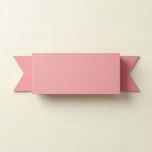 Minimalist Geometric Pink Banner