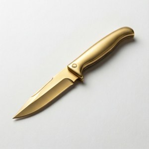 Minimalist Gold Gacha Knife