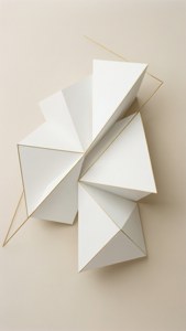 Minimalist Gold Geometry
