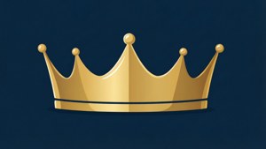 Minimalist Golden Tiara