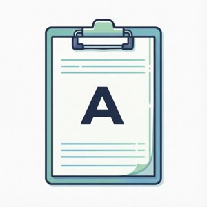Minimalist Grade A Card