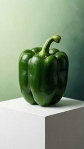 Minimalist Green Pepper
