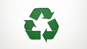Minimalist Green Recycle