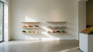Minimalist Grocery Corner