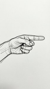 Minimalist Hand Sketch