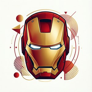 Minimalist Helmet Art